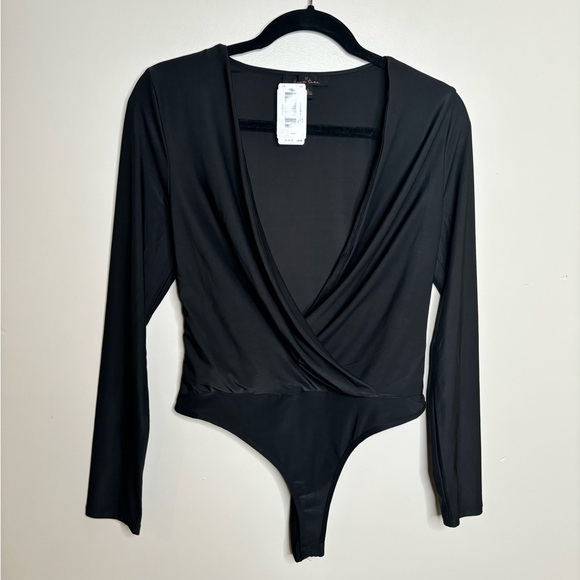 NWT Black Love Tree Blouse Bodysuit - Picture 1 of 4